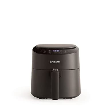 CREATE/FRYER AIR PRO COMPACT/Freidora de aire sin aceite 3,5 L Negro / 8 Programas, Pantalla de visión angular, Sin aceites ni grasas, Sistema circulacion de aire 360º, 1300W
