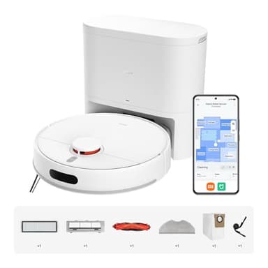 XIAOMI Robot Vacuum H40, 10000Pa, LDS navegación, mapeo Inteligente, Cepillo Anti-enredos, Vaciado automático, hasta 180 min de autonomía, Compatible Home y Control por Voz.