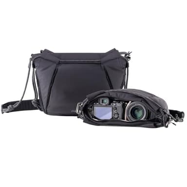 PGYTECH OneGo Rope Strap Bolso fotográfico multifunción – Bandolera Urbana Compacto para Sony/Canon/Nikon/cámaras sin Espejo, Negro Noche