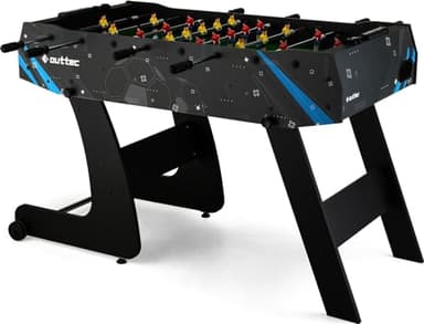 Outtec Futbolín, futbolín para adultos, 139 x 60 x 80 cm, incluye 2 pelotas, mesa de fútbol con 22 jugadores, contador de goles