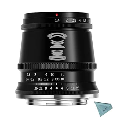 TTARTISAN 17mm F1.4 Objetivo de cámara para Montura Fuji X APS-C Enfoque Manual Objetivo Gran Apertura