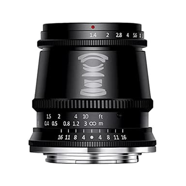 TTArtisan Lente de Cuerpo de Metal F1.4 de 17 mm Compatible con Montura Sony E, Color Negro