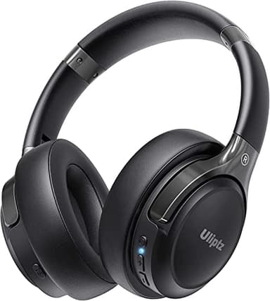 Uliptz Auriculares Inalámbricos Bluetooth, 65 Horas de Reproducción, 6 Modos de Sonido EQ, Auriculares Inalámbricos Diadema Estéreo HiFi con Micrófono, Audifonos Bluetooth 6.0 para PC/Teléfono