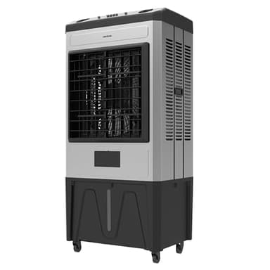 Cecotec Climatizador Industrial de 60L Airindustry 60000. 200W, Depósito 60L, Flujo de Aire 6000m³/h, 3 Velocidades, Fácil Uso, Ruedas Multidireccionales, Oscilación Ajustable, Robusto