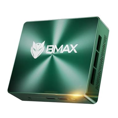 BMAX Mini PC Intel Core i5-8257U(hasta 3,9GHz),16GB RAM DDR4 512GB SSD,Win 11 Pro,B6Turbo Mini Ordenador de Sobremesa, Doble Pantalla 4K HDMI+DP,WiFi 6/BT 5.0,Micro PC para Oficina/Escuela/Negocios